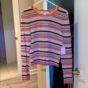 Multi color long sleeve top